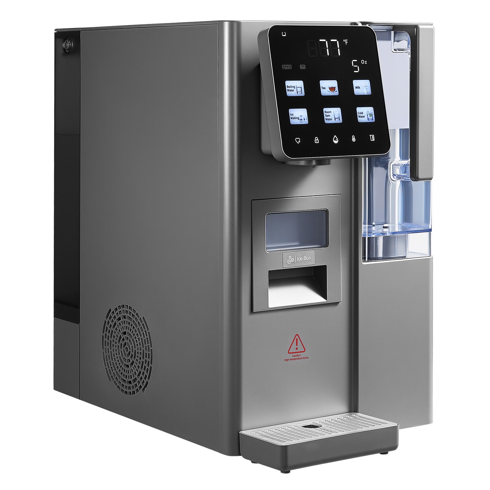 Uimoso 4-in-1 Countertop Ice Maker with Water Filter and Dispenser