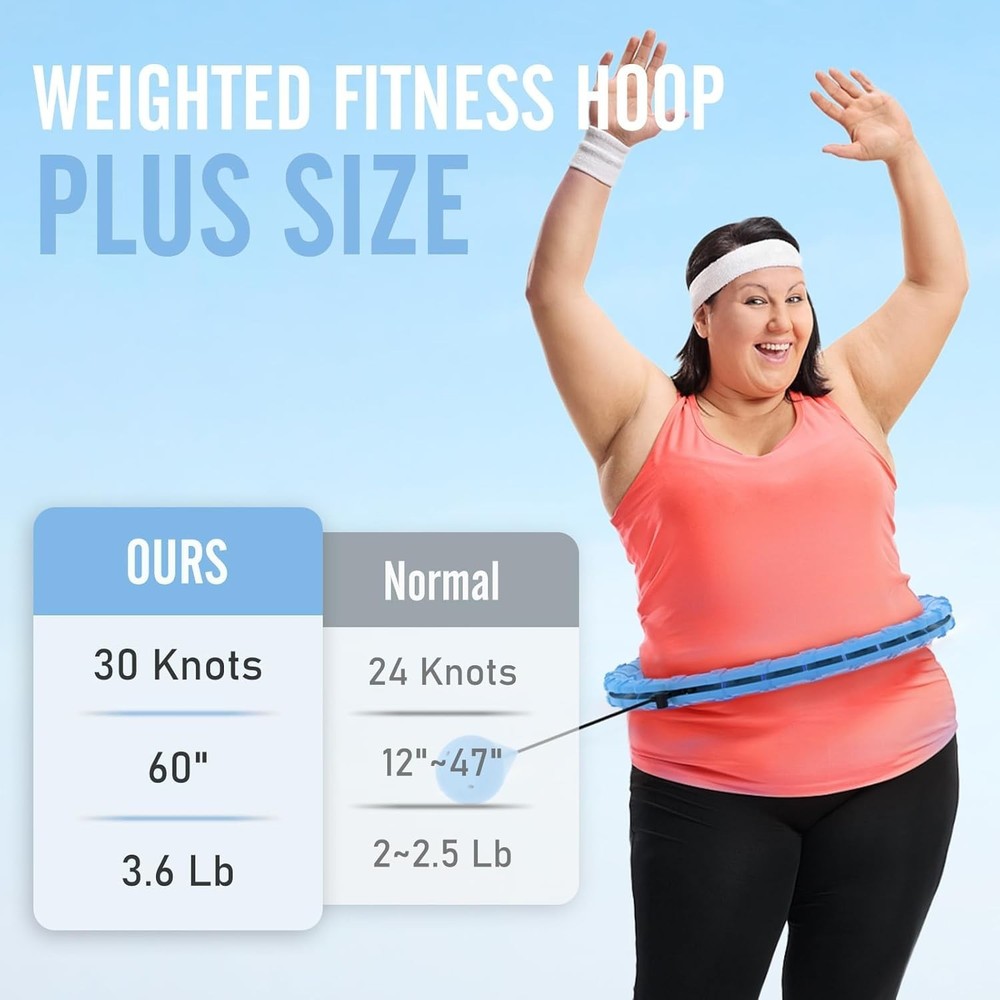 6 Extra Links for Weighted Exercise Hoop - Enhance Your Workout Experience
