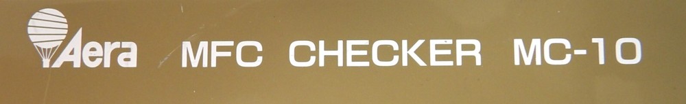Aera MC-10 MFC Industrial MFC Checker Module TEL Tokyo Electron Working