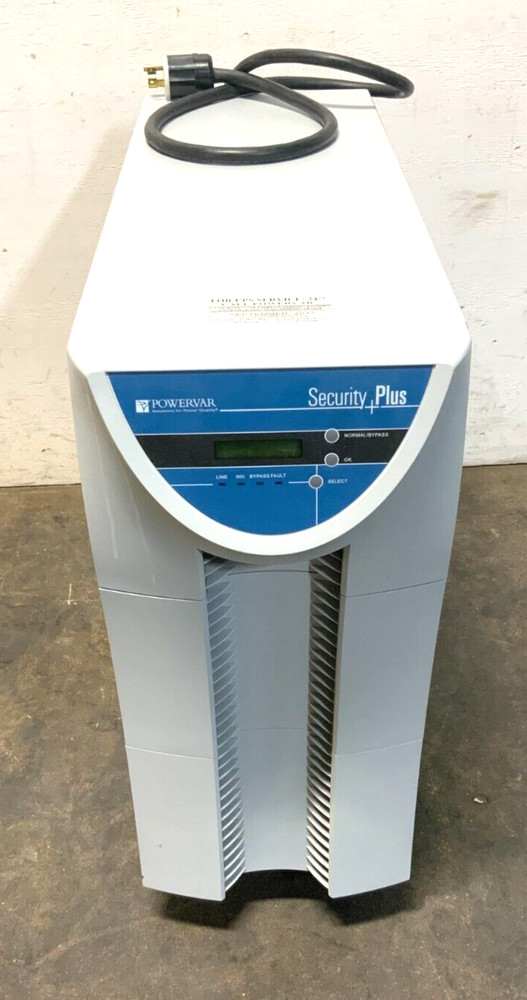 Powervar 22052-77R A-99-00161 Security Plus UPS Uninterruptible Power Supply