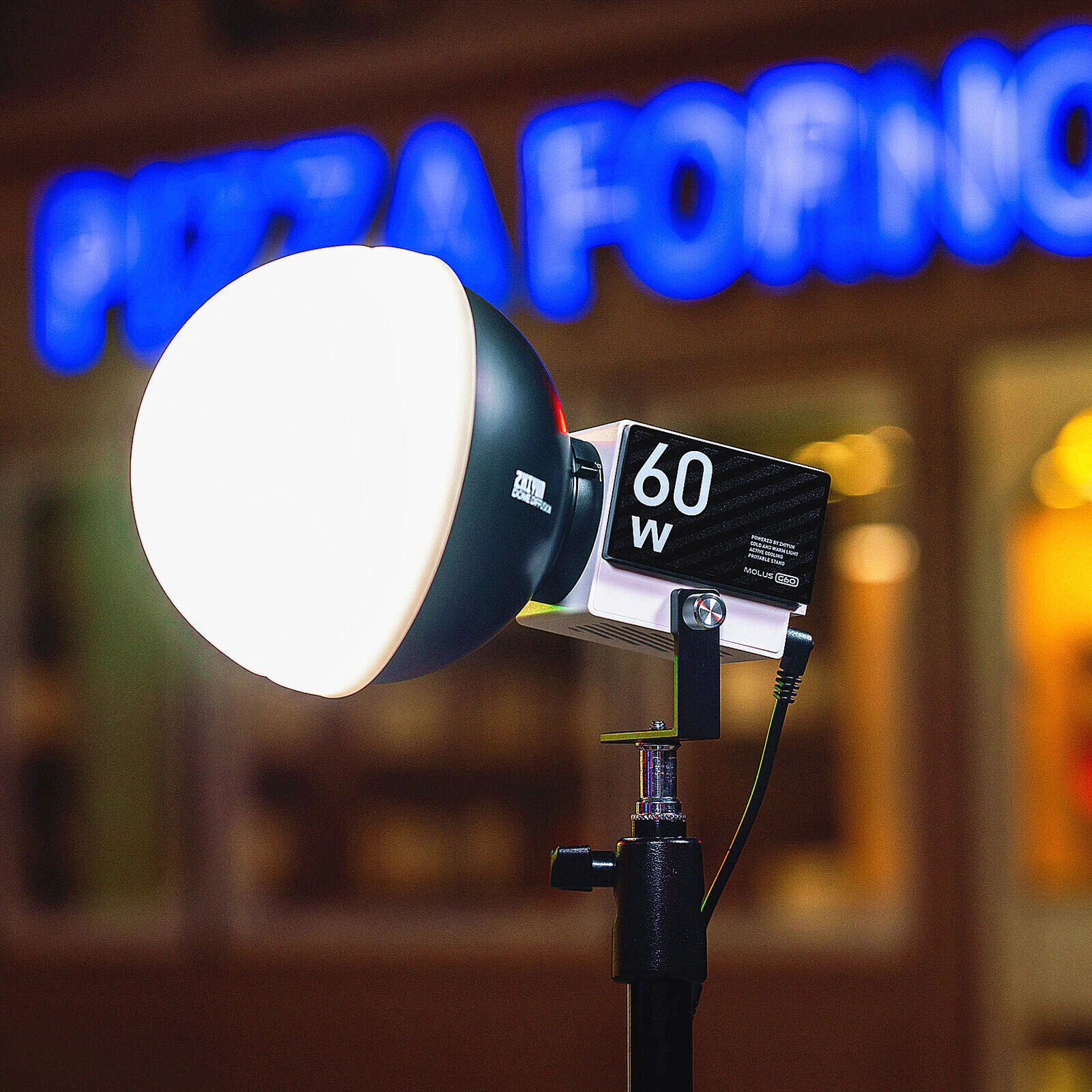 Zhiyun Molus G60 60W Protable COB Led Video Light Bi-Color Photography Light