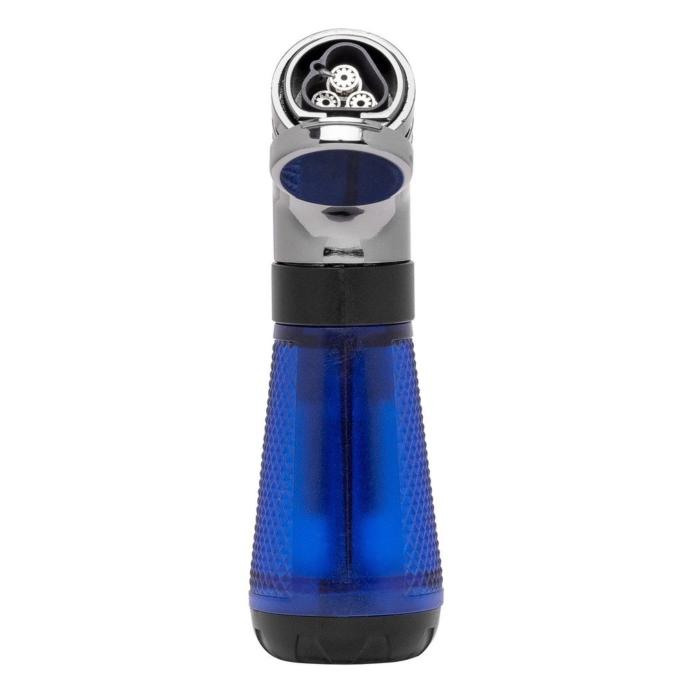Palio Squadra Angled Triple-jet Flame Lighter, Blue