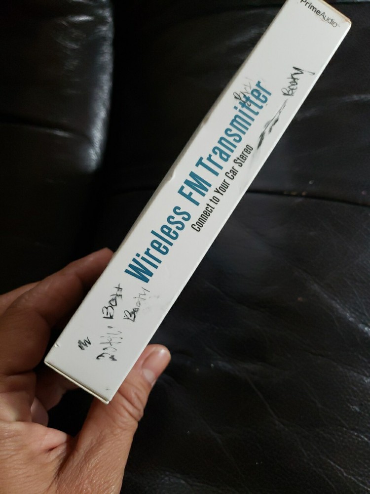 New Prime Audio Wireless FM Transmitter Car Stereo Music For iPhone Android