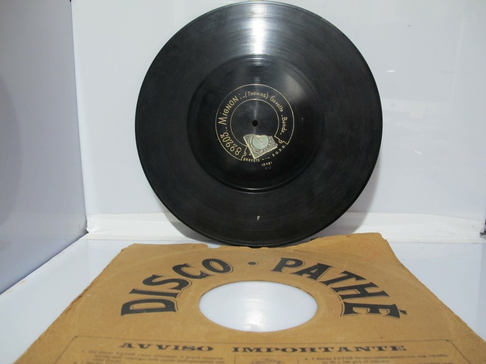 Disc early '900 - Pathè in Bakelite - Mignon / Stephanie
