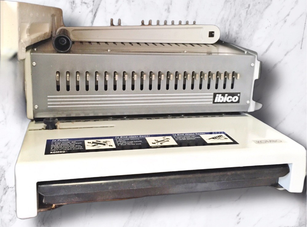 IBICO IBIMASTER 300 COMB BINDING MACHINE -