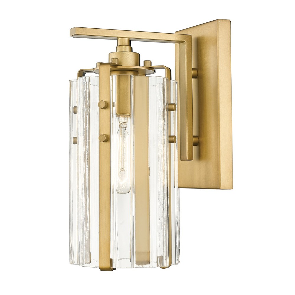Clear 1 Light Wall Sconce