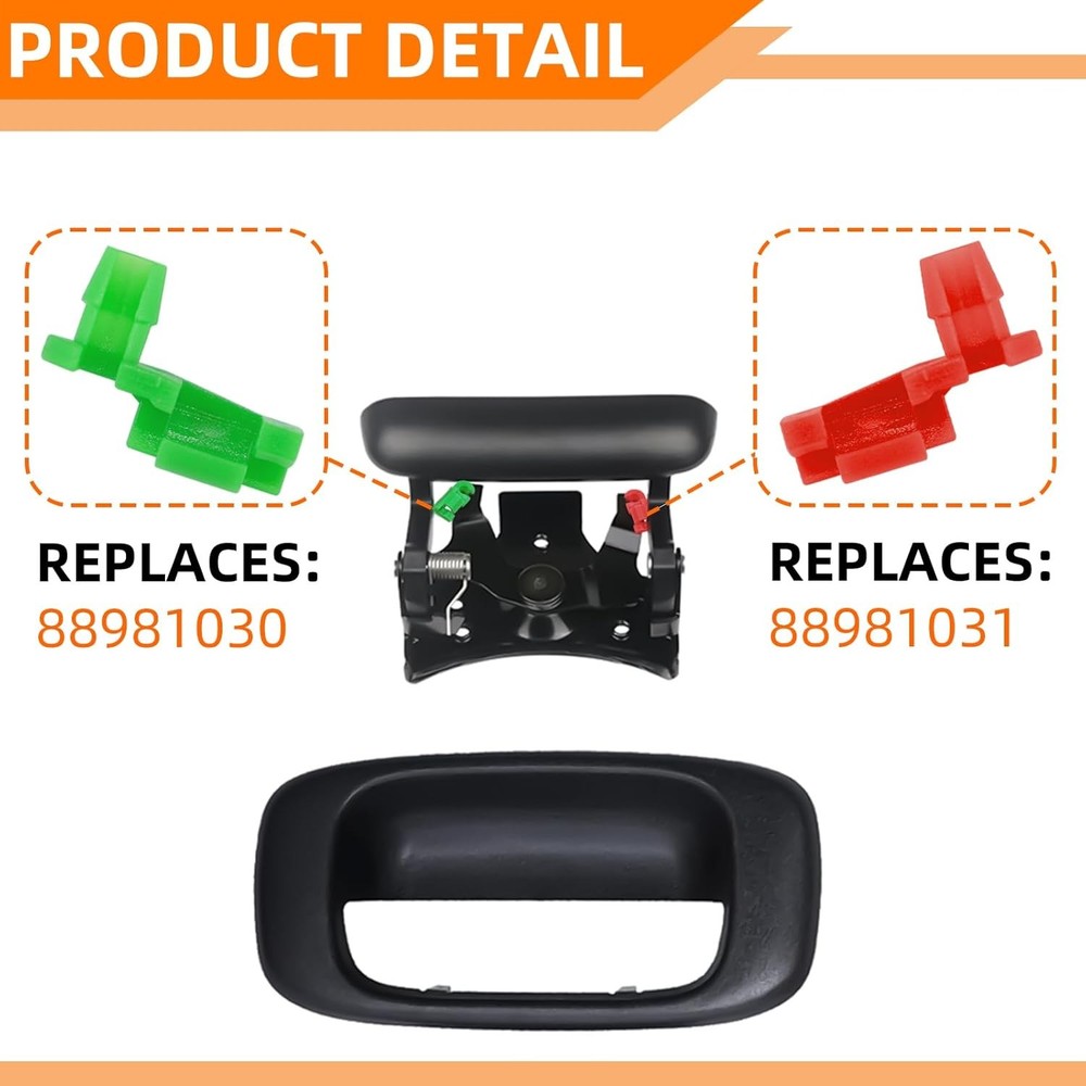 10Pcs Tailgate Latch Rod Clip Chevy Silverado GMC Sierra