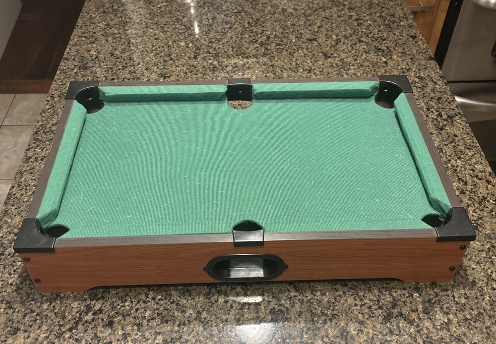 Mini Pool Table 20-inch Portable Billiards Game Tabletop