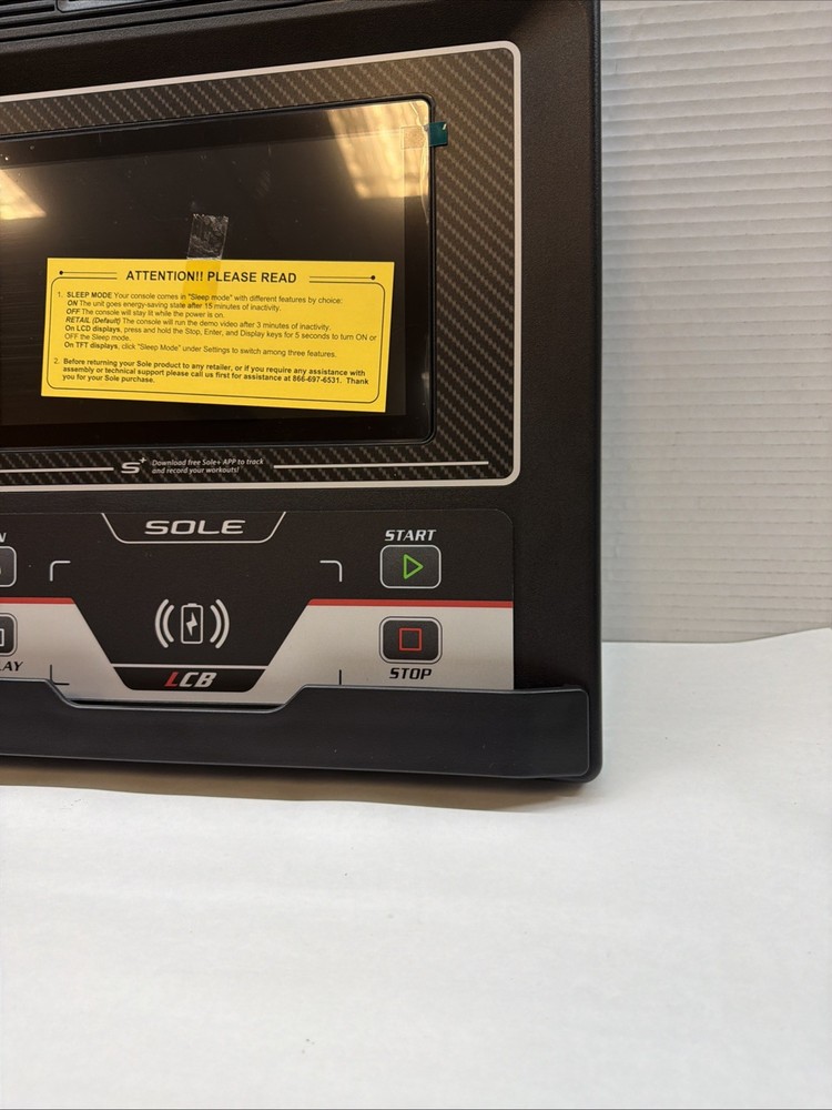 Sole E25 Console Display Board OEM Original Elliptical Part Replacement