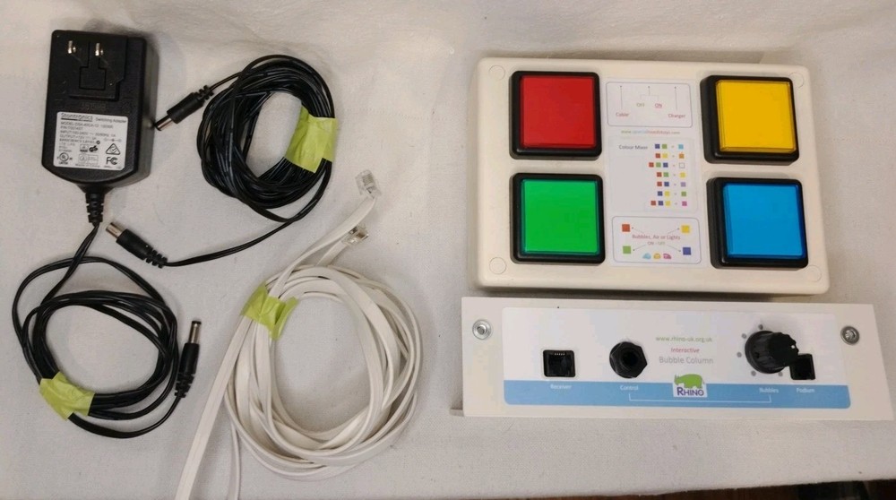 TFH Rhino Interactive Sensory Bubble Column Color Controller W/Cables