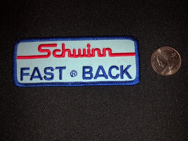 SCHWINN FAST BACK STINGRAY Embroidered Patch SUPER HIGH QUALITY IRON ON PATCH