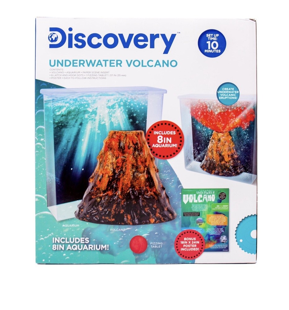 DISCOVERY UNDERWATER VOLCANO.  STEM TOY, NEW IN BOX