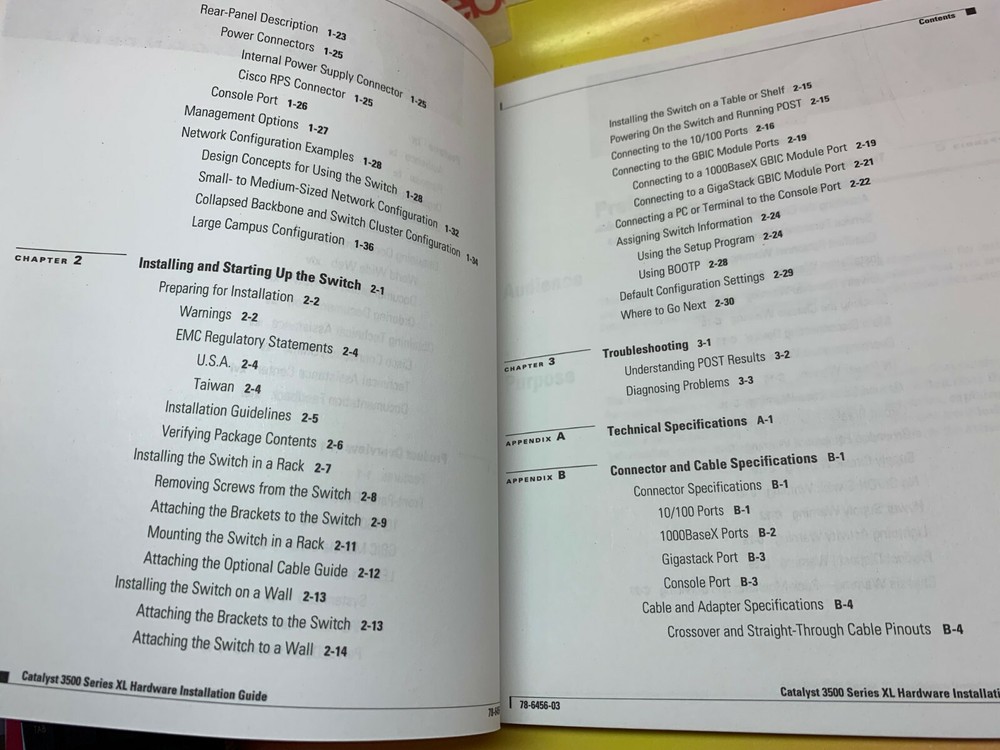 Catalyst 3500 Series XL Hardware Installation Guide BOOK + CD May 2000