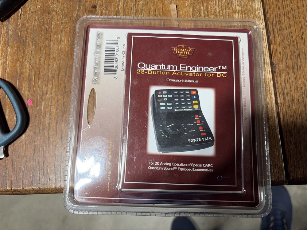 BROADWAY LIMITED QUANTUM ENGINEER 28 BUTTON ACTIVATOR FOR DC ANALOG LAYOUT