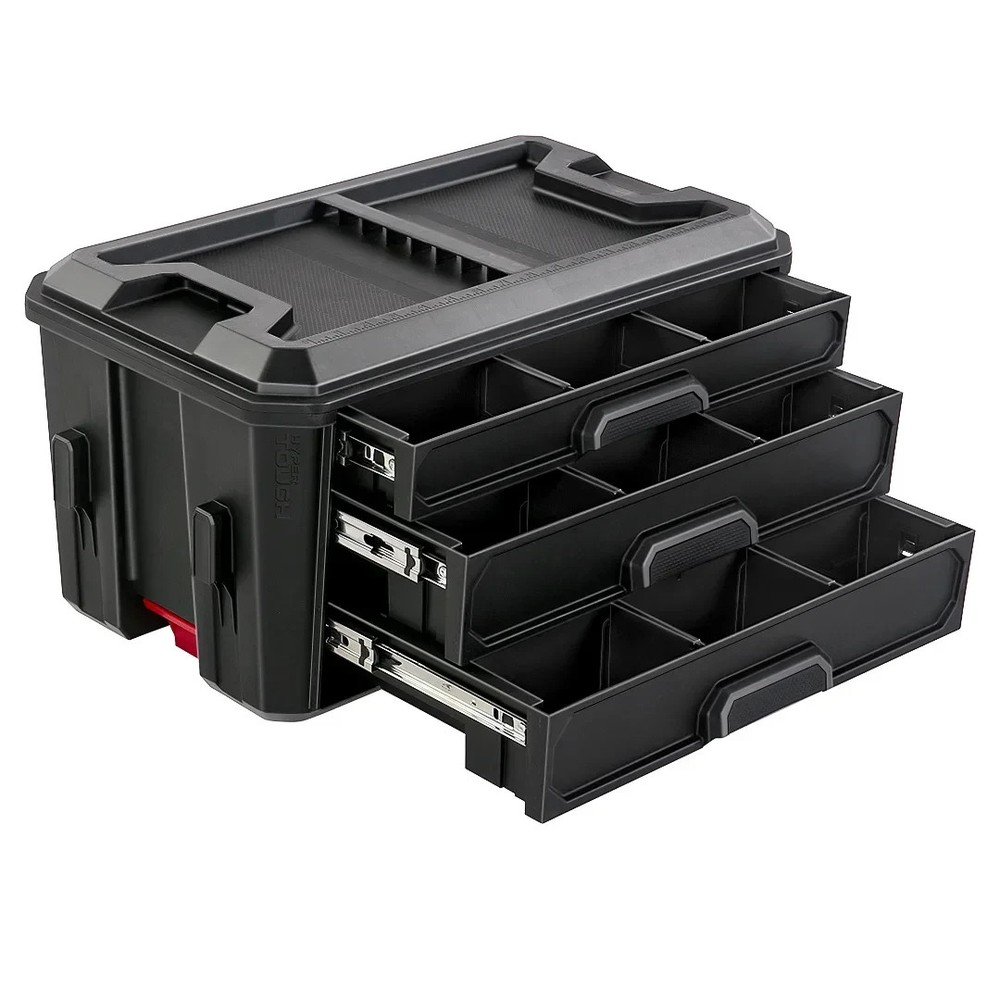 Hyper Tough Hyper Stack 3 Drawer Tool Storage Box