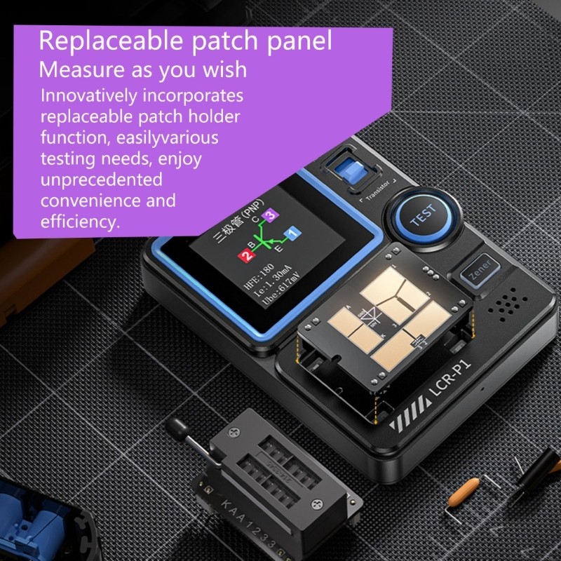 Multimeter Diode Triode Capacitance Resistance Inductance Battery Tester