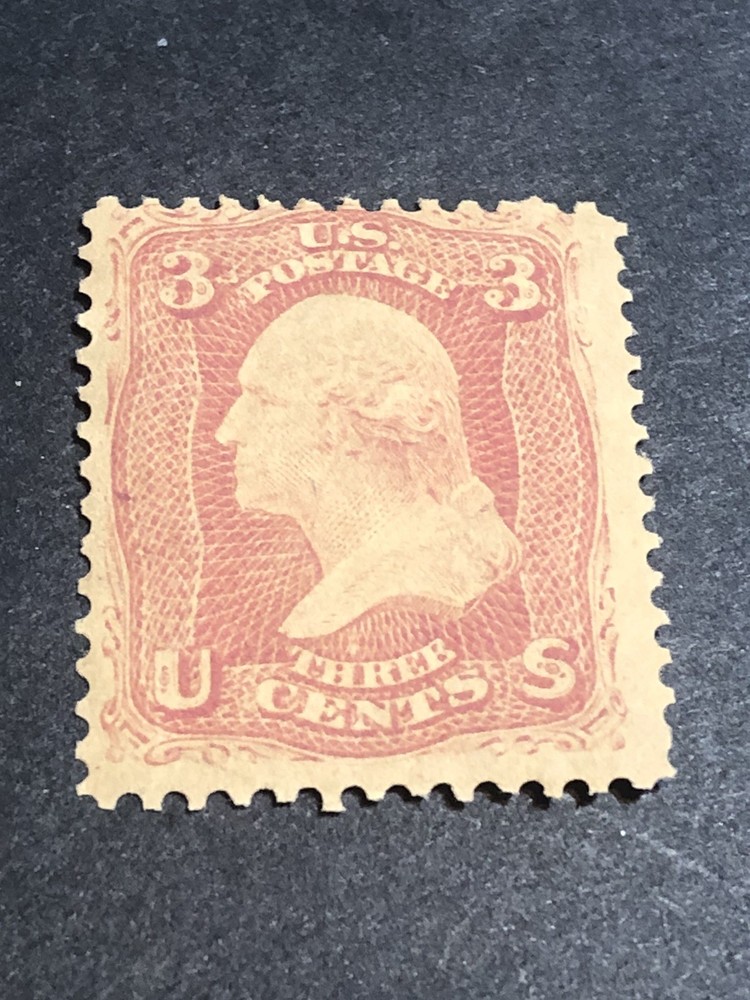 Scott # 65 3¢ 1861 Washington Mint OG Hinged GK