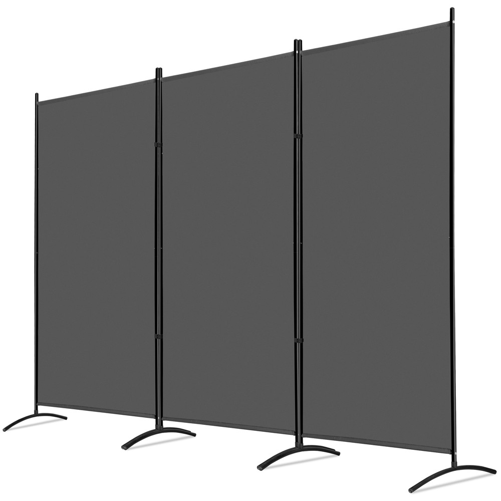 3 Panel Room Divider 6 FT Folding Privacy Panel Screens for Office Separation