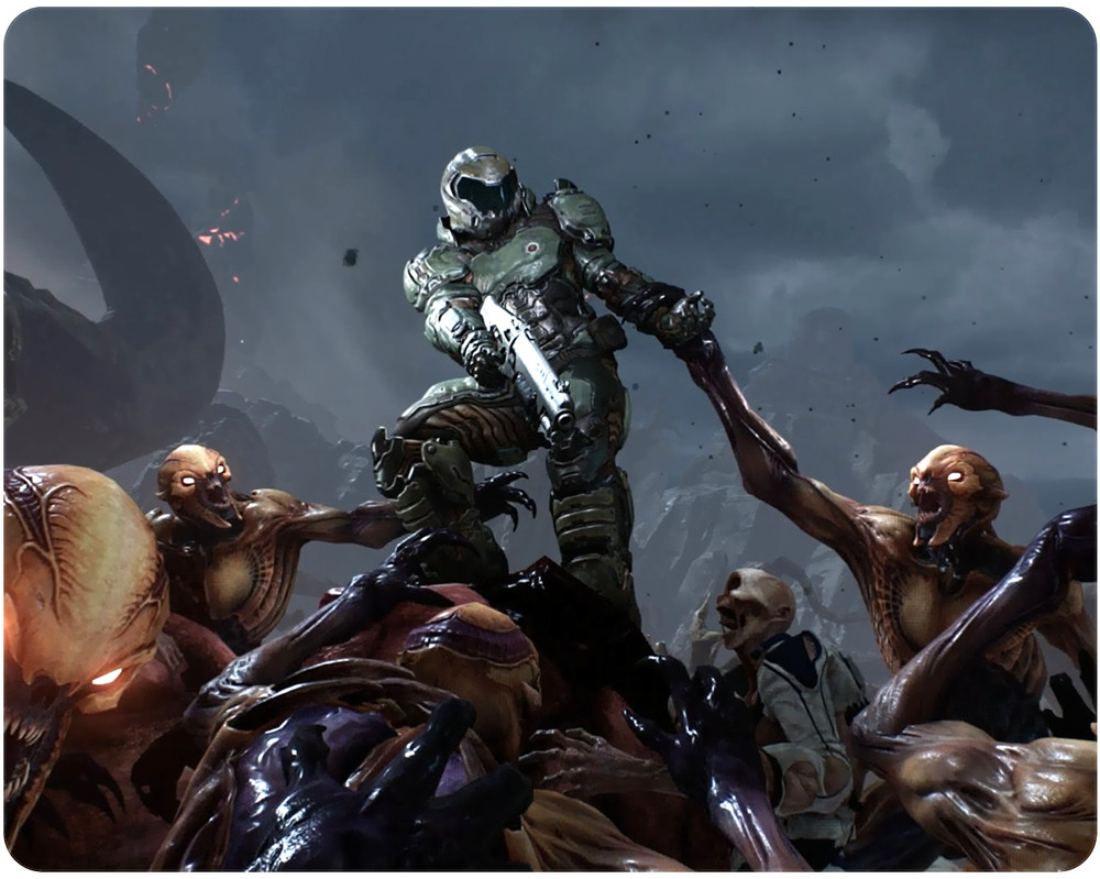 Mouse Pad - Doom - Great Quality, Soft Feel!