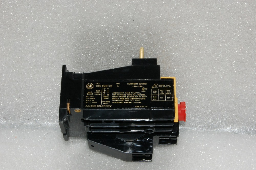 Allen-Bradley 193-BSC18 OVERLOAD RELAY