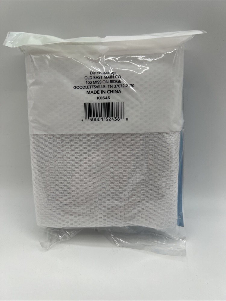 Mesh Laundry Bag Locking Drawstring Delicate Clothes 29x24 White 3 Pack