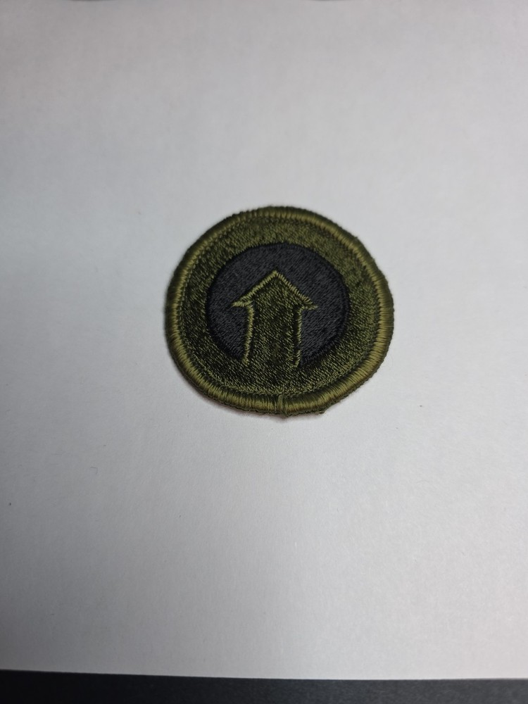 Army Patch: 1st Logistics Command - subdued, merrowed edge B13