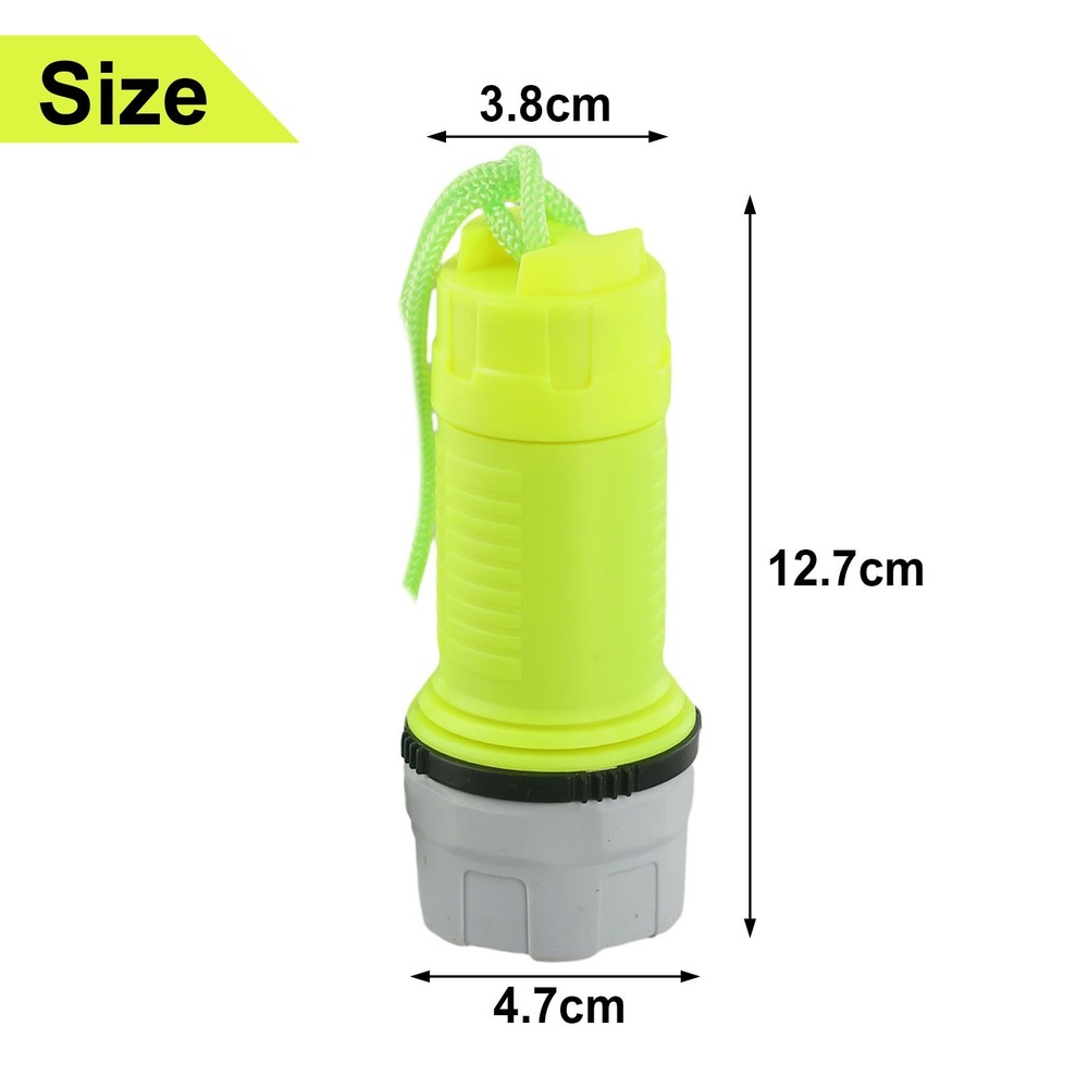 Travel Strong Light 3 Modes Super Bright Diving Flashlight Torch Led Flash Light