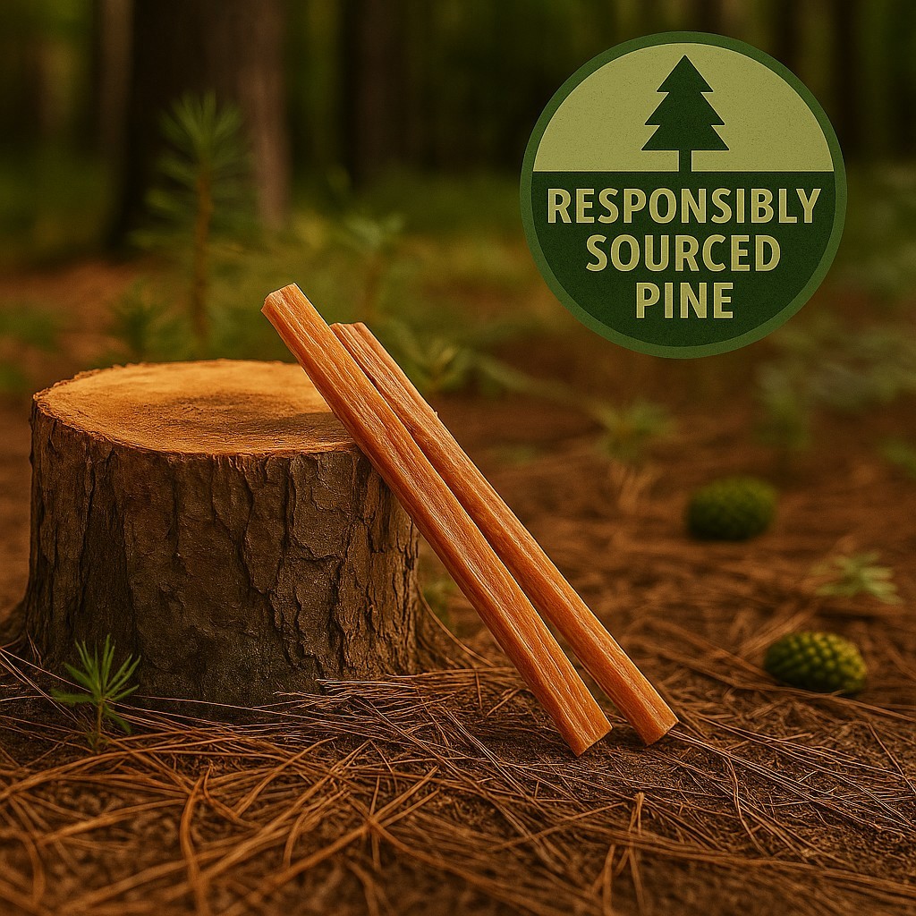 Greenes Fence Fatwood Fire Starter – 50 lb Box, 100% Natural Resin Pine Kindling