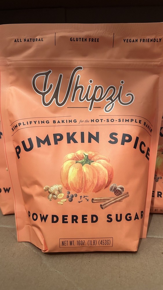 Pumpkin Spice Flavored Powdered Sugar 16 oz Bag (3 Pack)