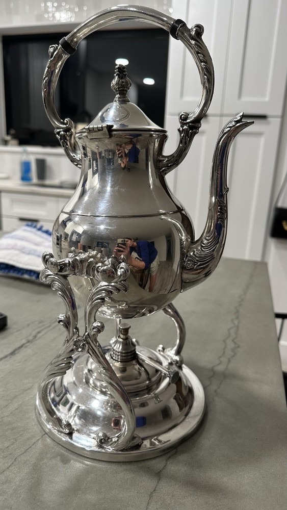 F.B. Rogers Silver Co Silverplate Victorian Tea Coffee Set