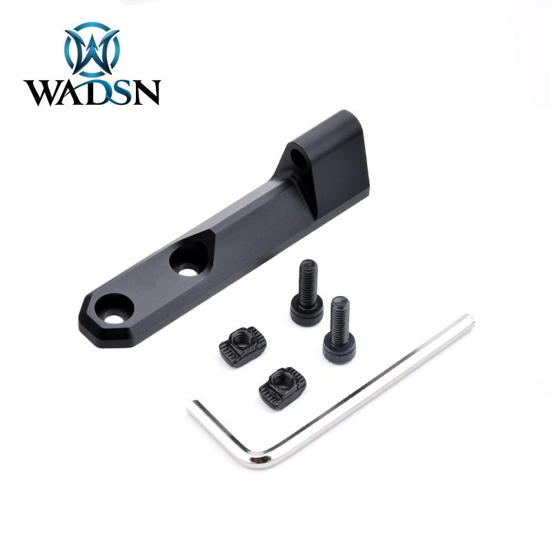 WADSN M640 M340 Tactical Flashlight Offset Mount Mlok keymod Base for Scoutlight
