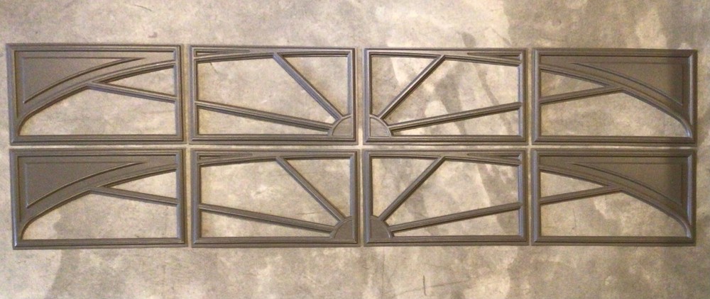 12 Amarr Sunray Replacement Inserts for Amarr Short Panel Garage Doors Terratone