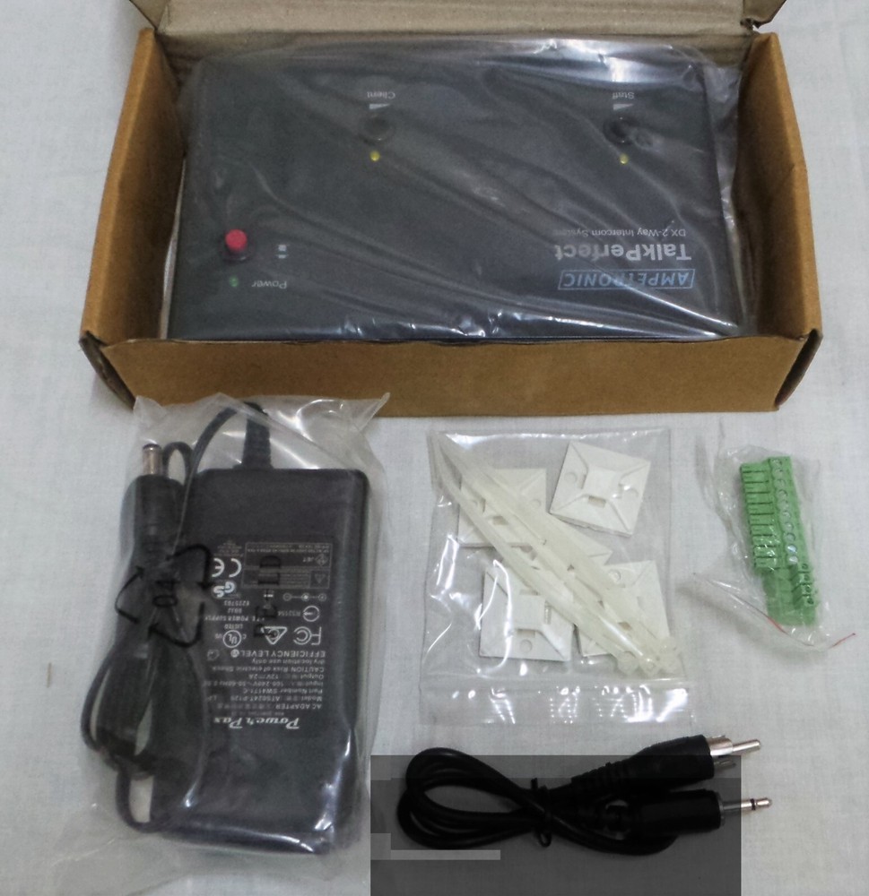 Ampetronic Talkperfect DX 2-way intercom system.