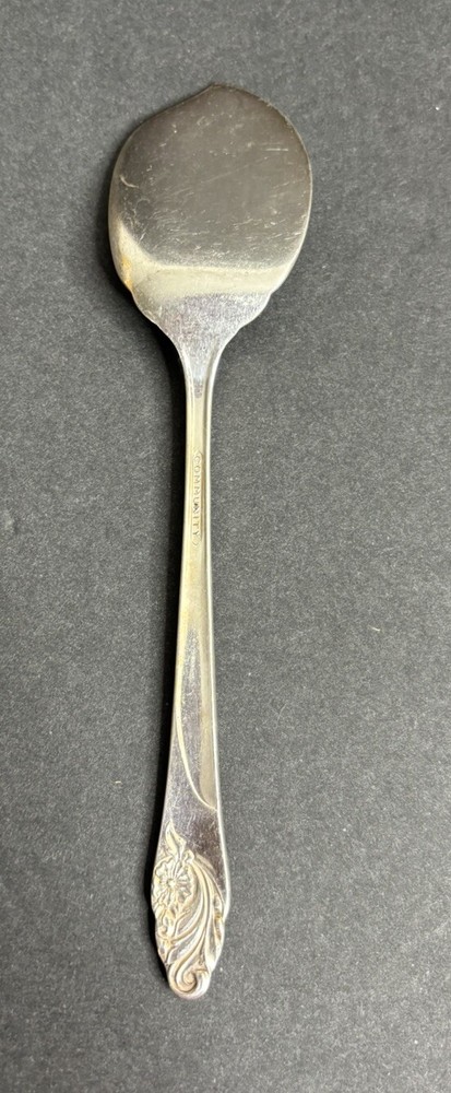 Oneida Community Evening Star Jelly Server Silverplate 6 1/4" Flatware