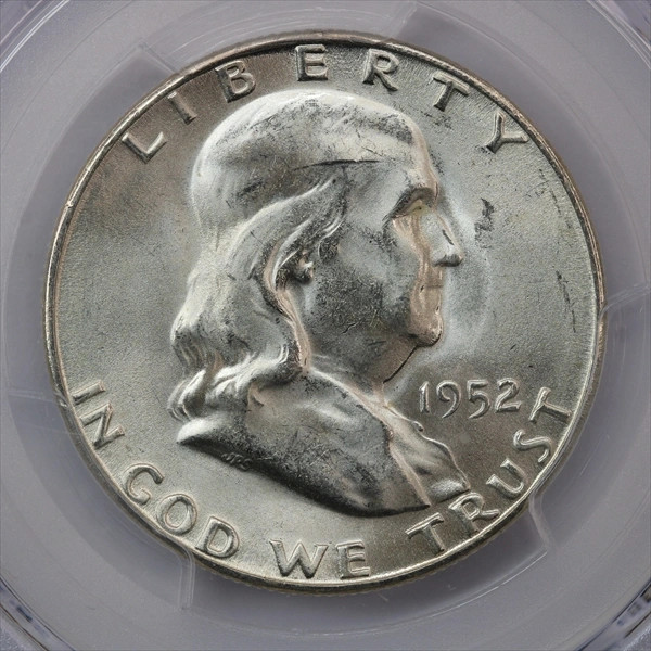 1952-S Franklin Half Dollar PCGS MS64