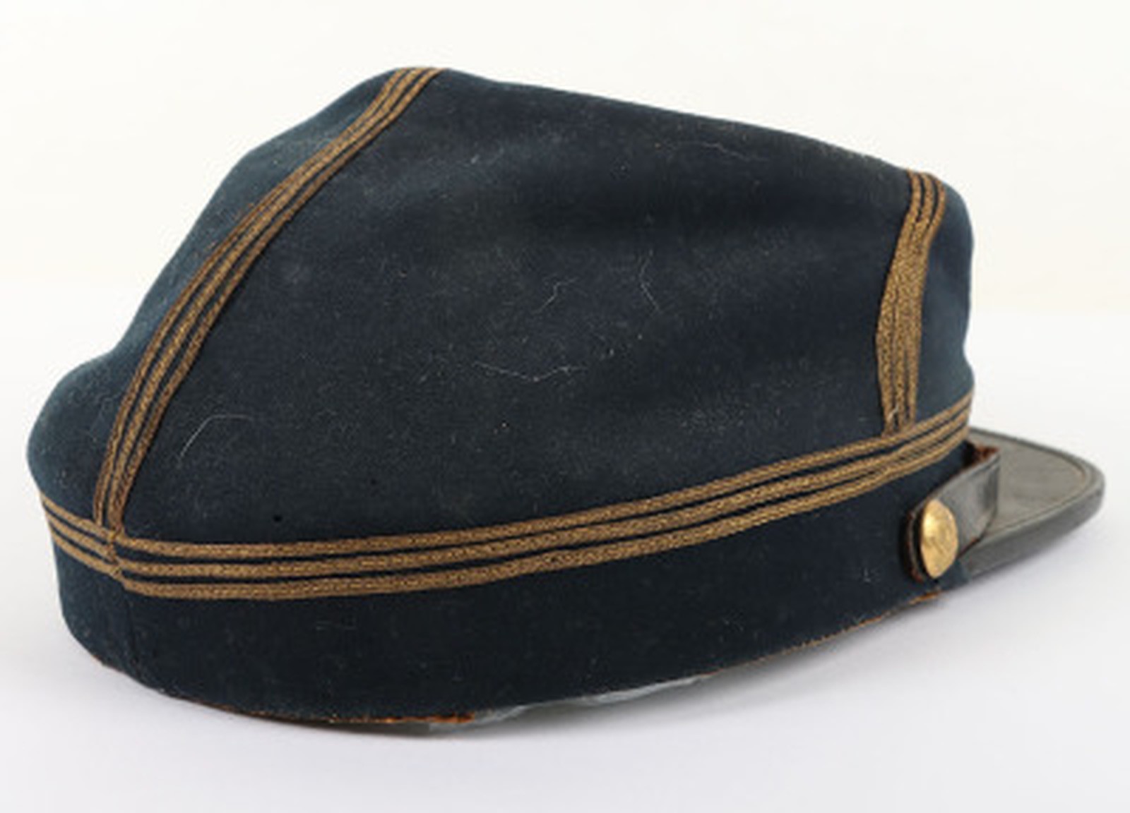 Civil War Union Chasseur Officer Kepi–28th Infantry, Major’s Bullion Insignia