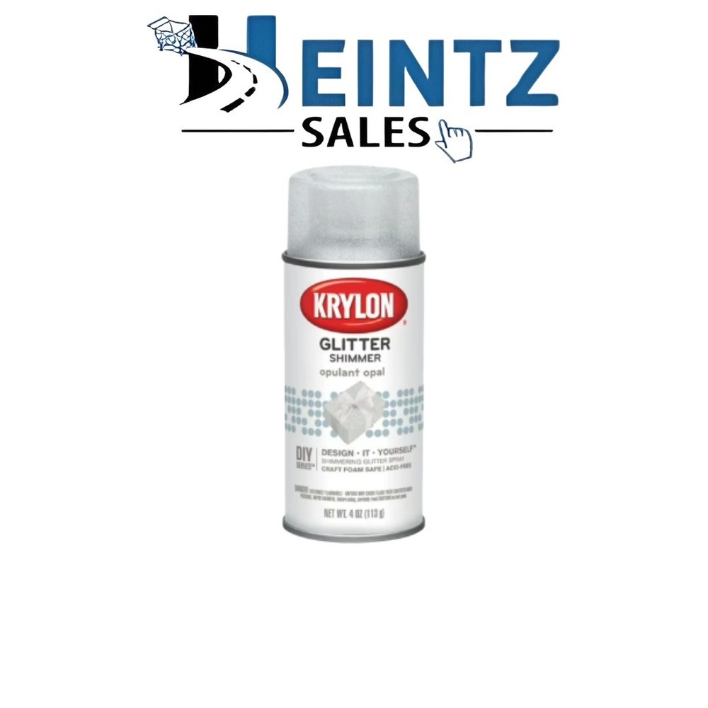 KRYLON 407 -- GIitter Shimmer Opulant Opal 4oz 3 Pack