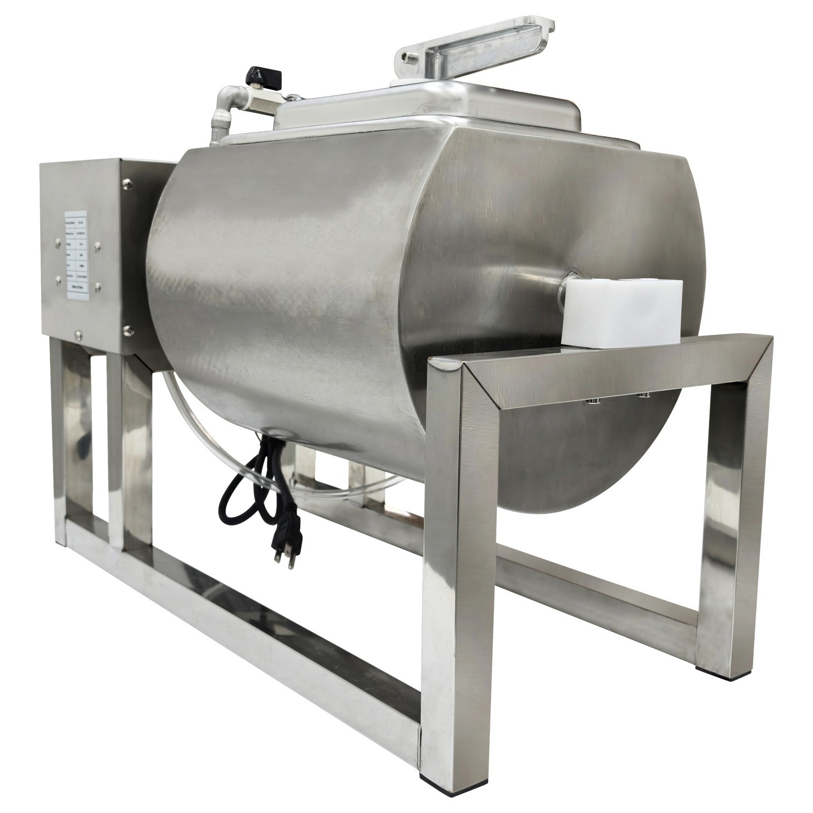 15L VacuumPump Meat Seafood Tumbler Marinator Mixer Curing Roll Kneading Machine