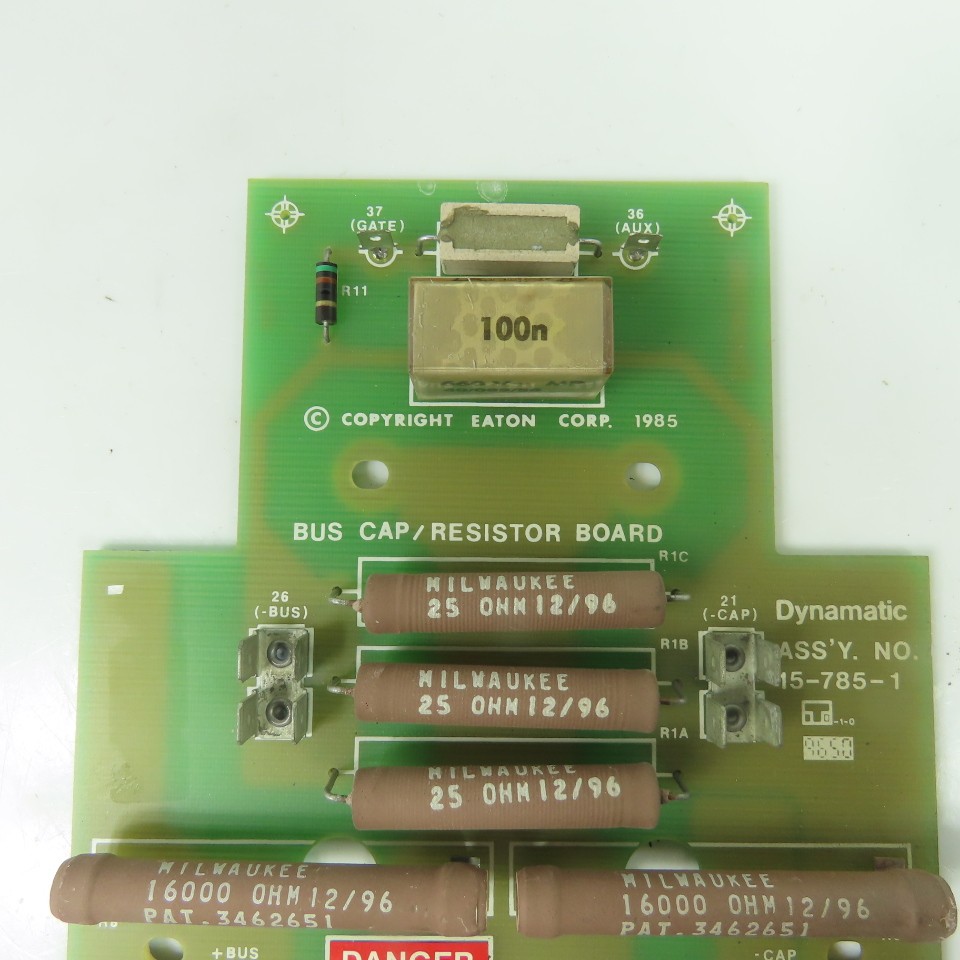 Dynamatic 15-785-1 Bus Cap / Resistor Board