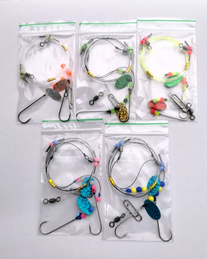 1x 2 hook flapper Sea rig Amnesia & Koike classic hooks