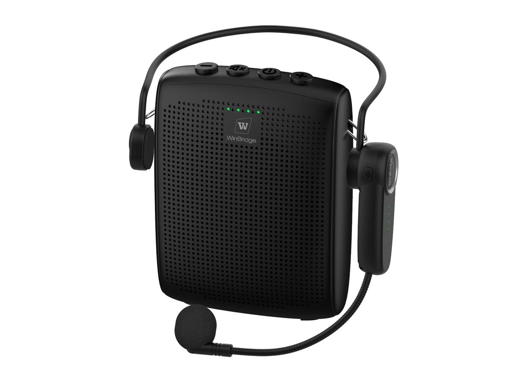 WinBridge Wireless Voice Amplifier for Teachers with Bluetooth Headset Microp...