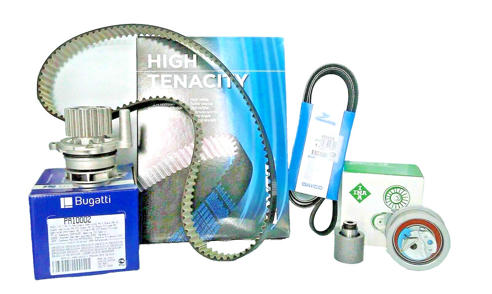 INA DISTRIBUTION KIT + WATER PUMP + BELT SERV FOR AUDI-A4 (8EC,B7)-2.0 TDI 16VA