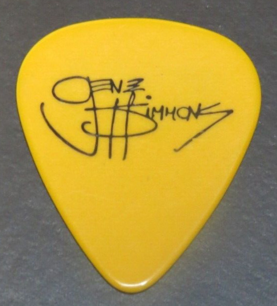KISS GENE SIMMONS LICK IT UP GUITAR PICK 1983-84