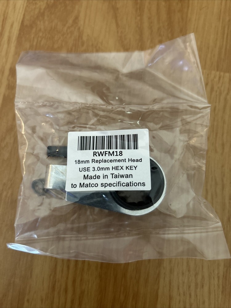 Matco Tools 18MM REPLACEMENT BOX END Part No. RWFM18