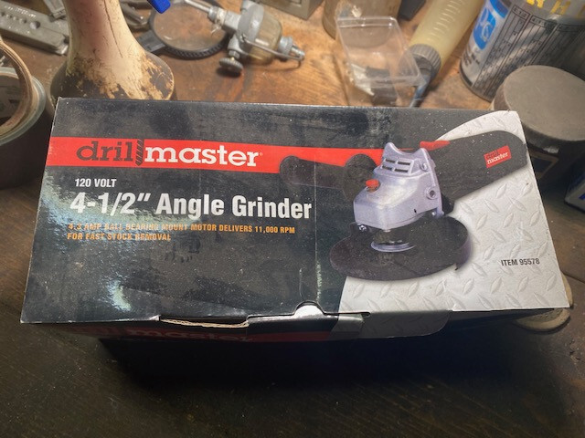 DRILL MASTER 4-1/2" ANGLE GRINDER NEW IN BOX ELECTRIC TOOLS CUTTER CUTTING