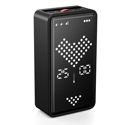 Sand Timer, Digital Hourglass Timer, Rechargeable Magnetic Visual Timer Black