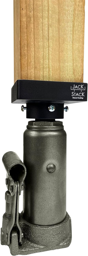 Bottle Jack to Post Adaptor. Center 4X4 Post While Utilizing 1/4"" Steel to Help