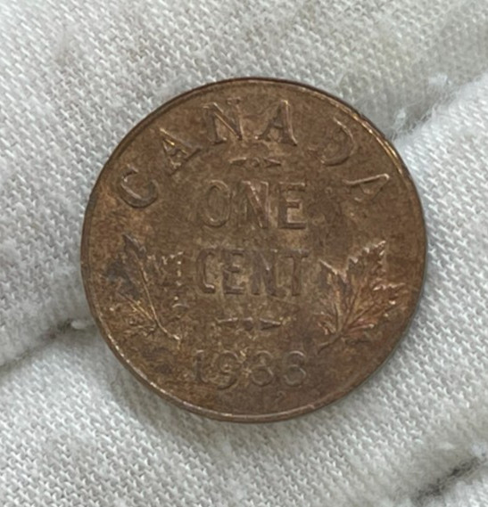 1933 Canada One Small Cent Coin Excellent Condition High Value