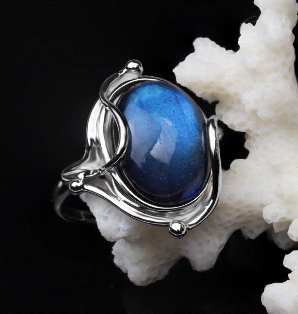925 Silver Oval 12×16 mm Bezel Ring Blank – Cabochon Setting Base