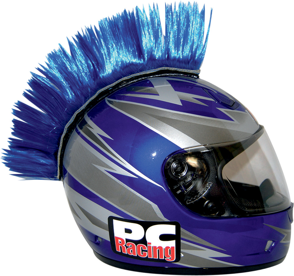 PC RACING Helmet Mohawk - Blue PCHMBLUE